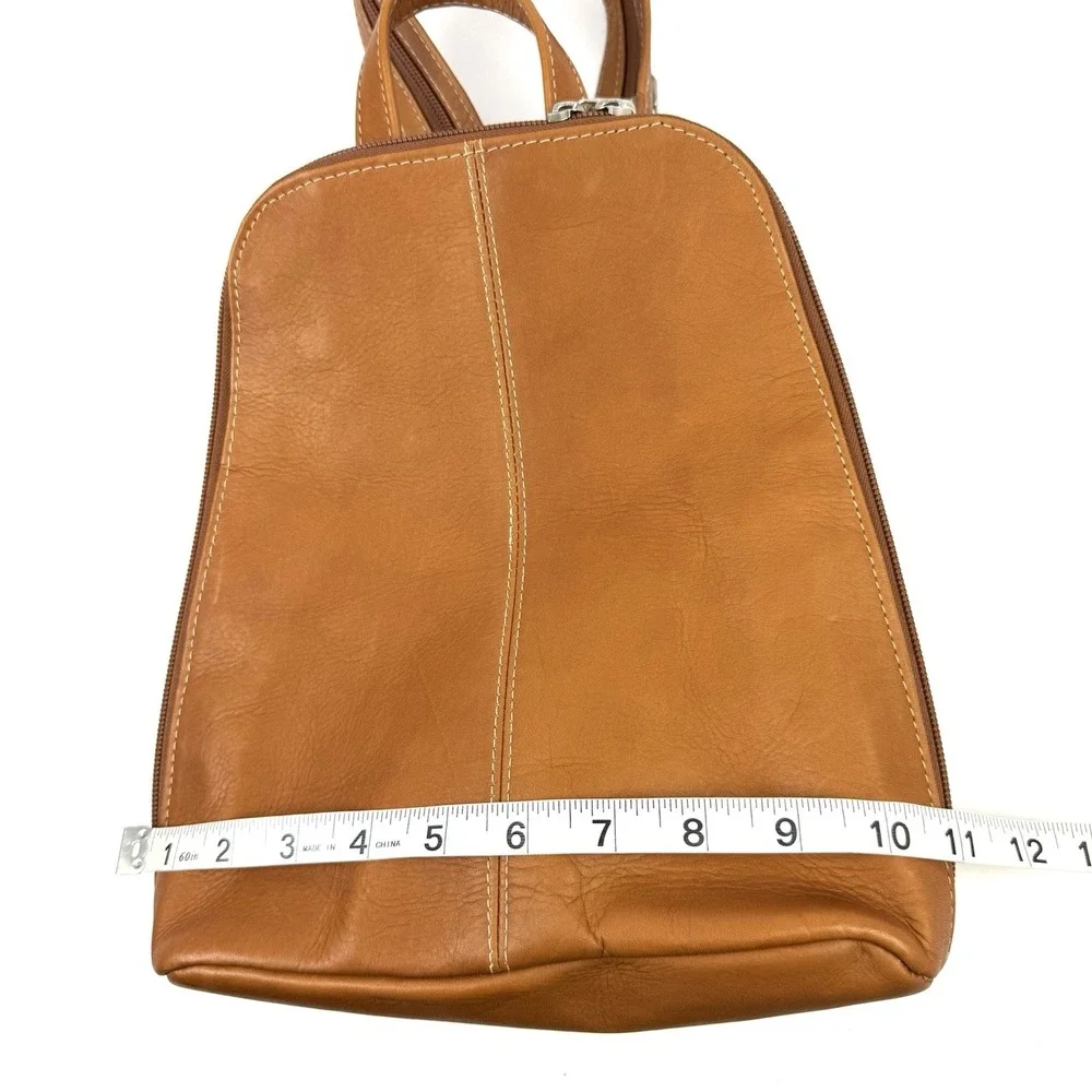 Colombian Convertible Backpack British Tan Leather Small Sling Chic Brand New